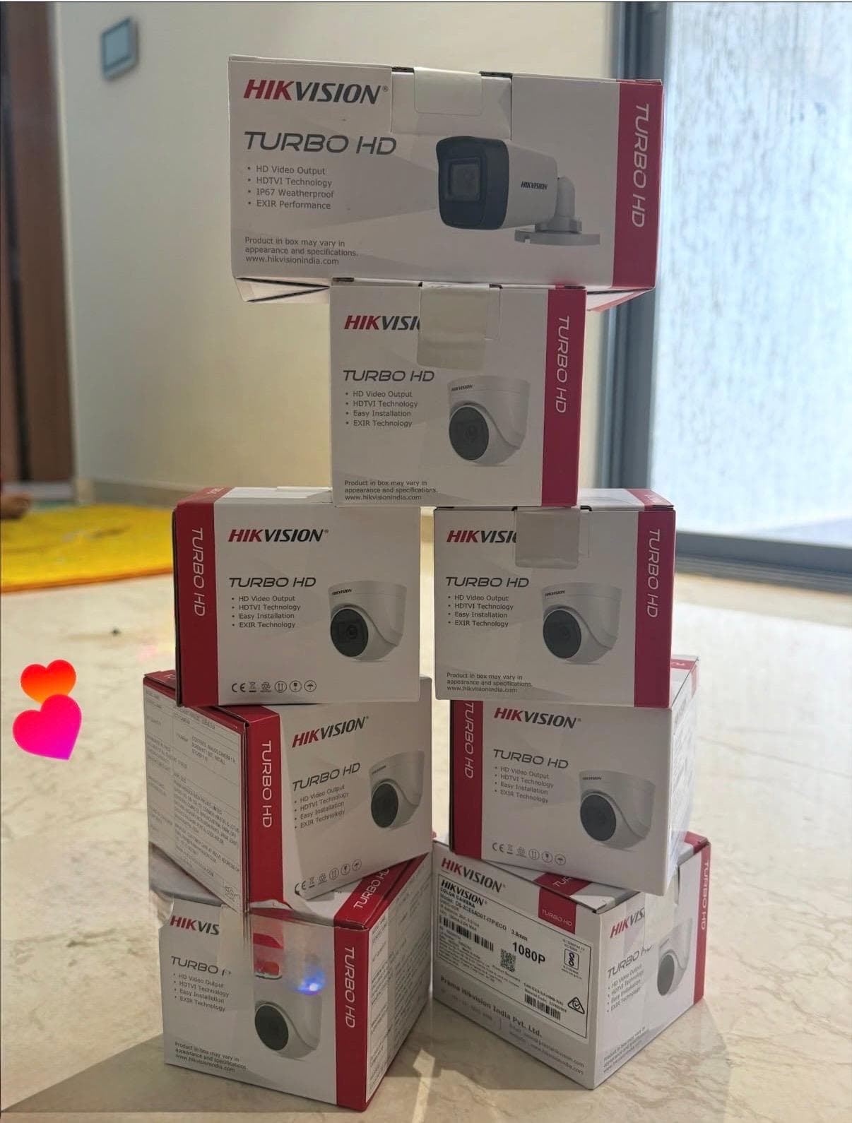 Turbo HD cameras, ready to ship