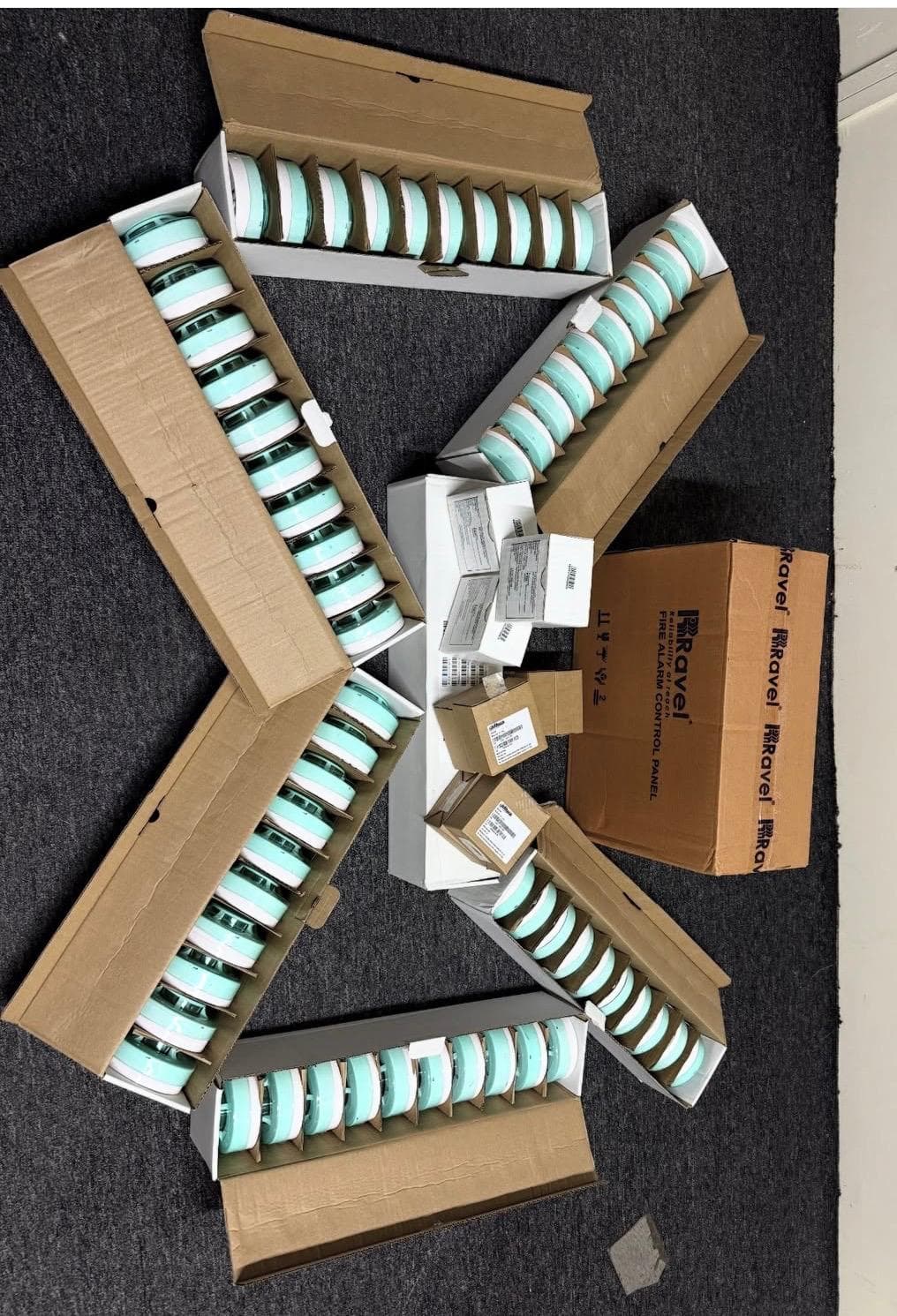 Detector staging & QC
