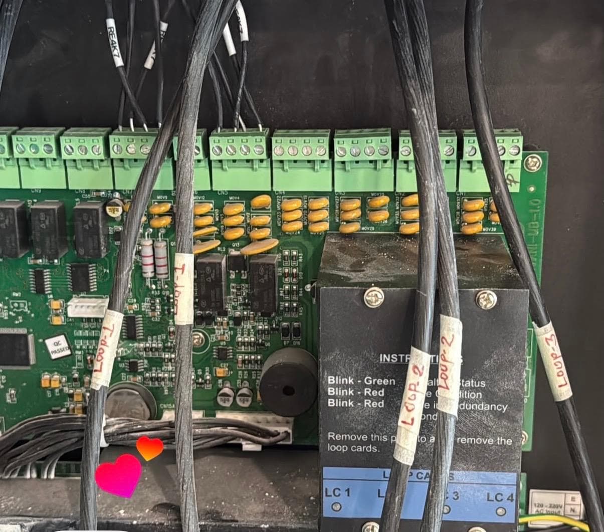 Loop wiring & termination