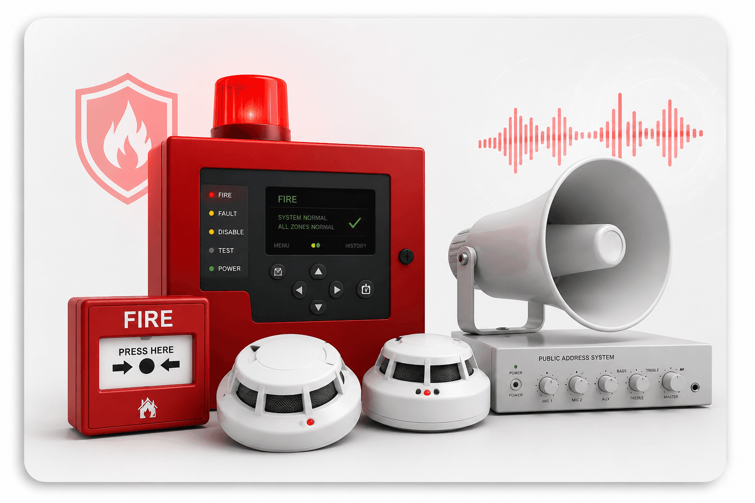 Fire Detection & Public Address System