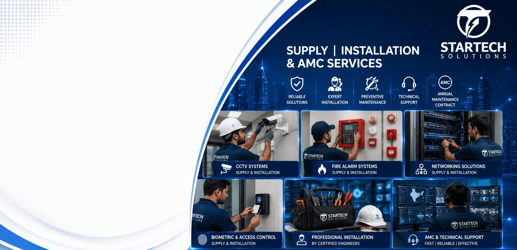StarTech Solutions fire, CCTV, biometric, and networking systems